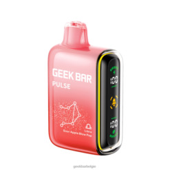 Geek Bar Pulse 15k wegwerpdamp - Geek Bar Gent 0XZ4053 weegschaal zure appel klappop